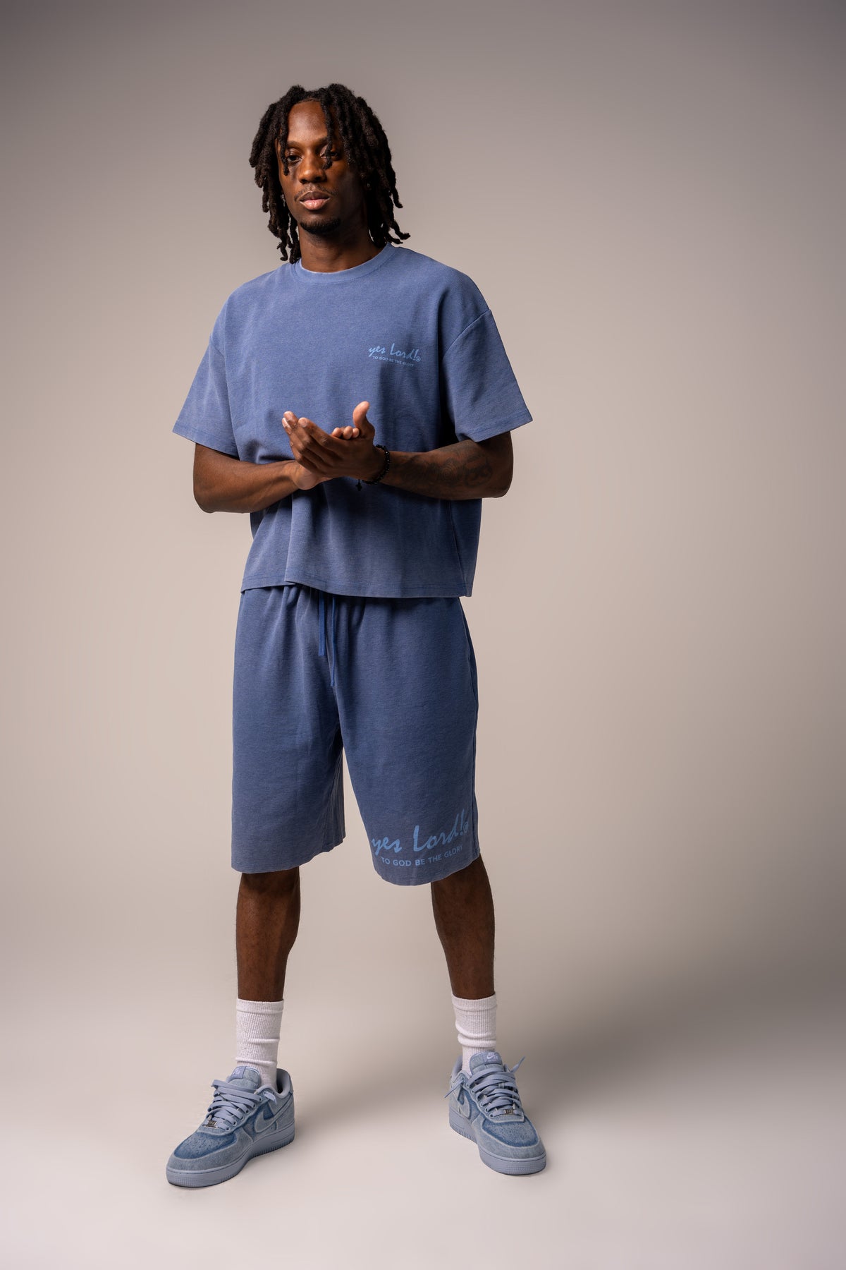 Hem of His Garment Waffle Shorts
