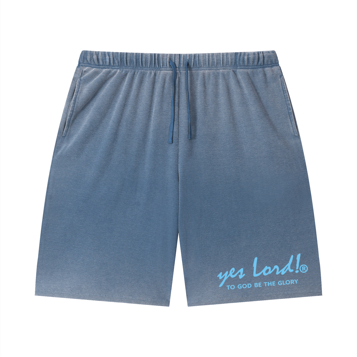 Hem of His Garment Waffle Shorts