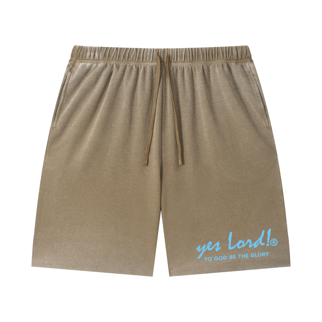 Hem of His Garment Waffle Shorts