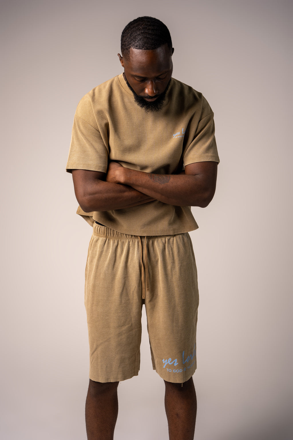 Hem of His Garment Waffle Shorts